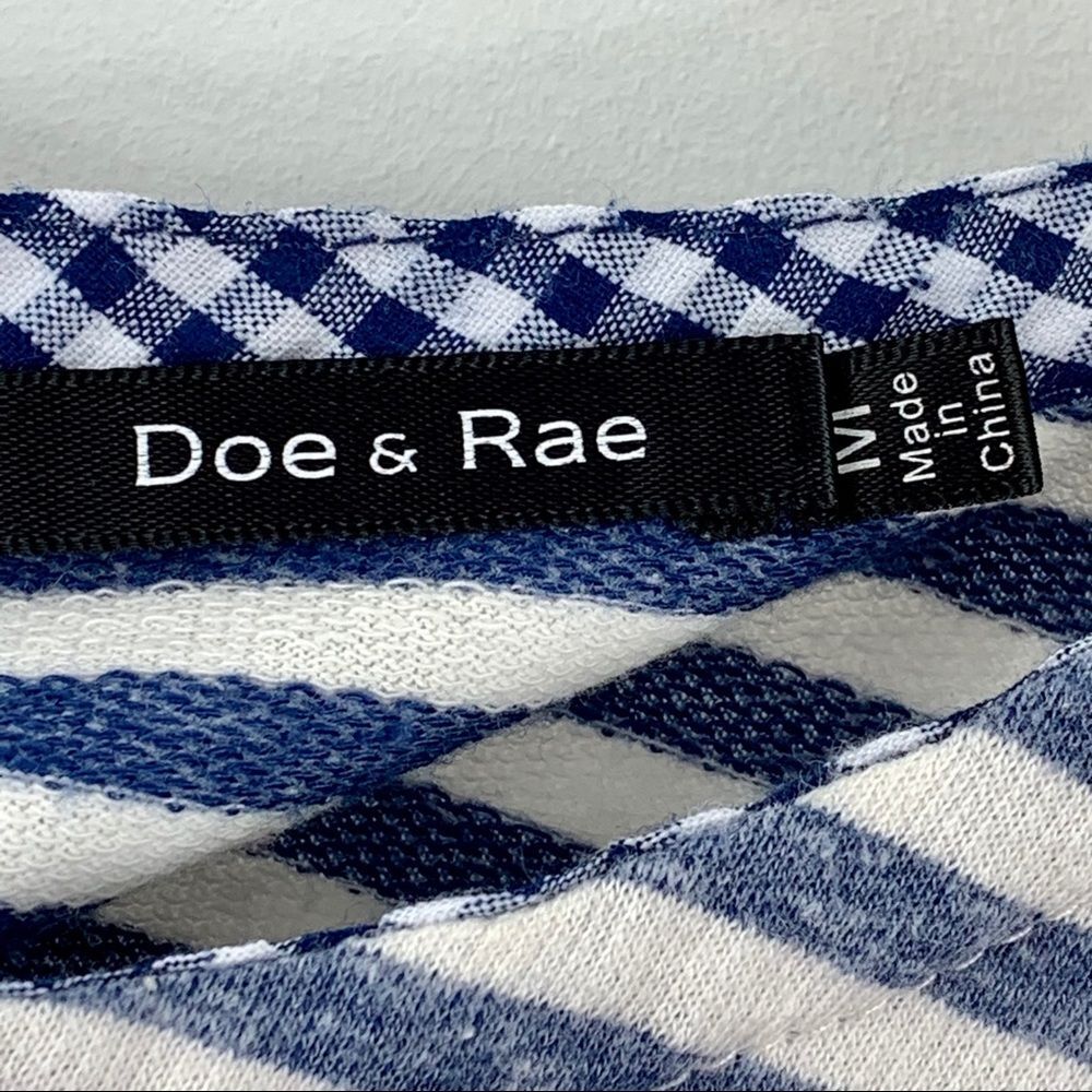 Doe & Rae Striped Ruffled Top - Picture 5 of 9